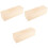 3Stk Nonstick Brotbackform Holz Robust Khakifarben 4