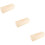 3Stk Nonstick Brotbackform Holz Robust Khakifarben 10