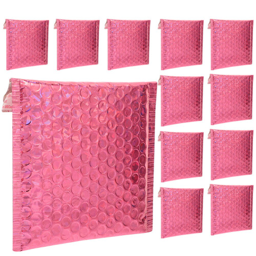 100Stk Luftpolsterbriefumschläge Rosé Selbstklebend Versand Verpackung 2