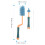 1Ensemble Brosse Silicone Portable Pour Nettoyage Rapide 2