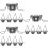 15Pcs Portable Hexagonal Grave Flower Holders in Assorted Colors 8