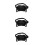 3 Pieces Motorcycle Rear Seat Handle Passenger Harness 10