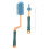 1Ensemble Brosse Silicone Portable Pour Nettoyage Rapide 8