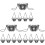 15Pcs Portable Hexagonal Grave Flower Holders in Assorted Colors 3
