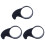 3Pièces Accessoire Guide Noir Pour 2
