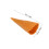 36Pcs Durable PVC Mini Ice Cream Cone Models Brown for Craft Decor 3