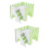 2Sets Light Green PVC Hamster Hideout House Durable Small Pet Hideaway 8