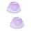 2Pcs Breathable Violet Adjustable Cat Cone Collar for Recovery Use 7