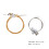 1Ensemble Cordes Remplacement Lyre Acier Cuivre Durable Accessoires 2