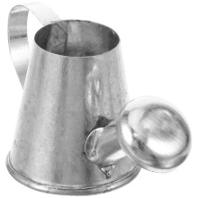 5Pcs Silver Miniature Watering Can Iron Dollhouse Garden Decor Toys
