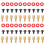 2Sets Golden Round Head Screw Computer Case Standoff Hex Spacer Nut 1