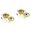 2Sets Golden Kitchen Ramen Cooker Multi-Function Korean Noodle Pot 4