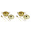 2Sets Golden Kitchen Ramen Cooker Multi-Function Korean Noodle Pot 2