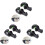 6Pcs Car Seat Hooks Black Auto Headrest Hangers Durable ABS Silicone 2