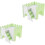 2Sets Light Green PVC Hamster Hideout House Durable Small Pet Hideaway 4