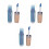 3Pcs Multi Color Glitter Liquid Eyeshadow Shimmer Chameleon Makeup 7