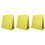 3Pcs Yellow Foldable Desktop Pocket Chart for Kids Learning Home Use 8
