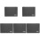 5Pcs Grey Mud Absorbent Floor Mats for Home Use Anti-Skid 4