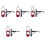 5Sets Mini Kerosene Lamp DIY Alloy Doll House Light Decorative Props 4