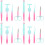 4Sets Precision Metal Tweezers for Eyebrow Shaping Assorted 6