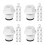 40Pcs Hot Water Bottle Plug PP Multi Color Versatile Warmth Bottle Lid 7
