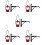 5Sets Mini Kerosene Lamp DIY Alloy Doll House Light Decorative Props 8