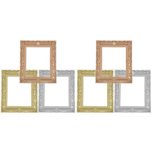 24 Pcs Doll House Mini Frames Resin Picture Frames Diy Accessories