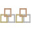 24 Pcs Doll House Mini Frames Resin Picture Frames Diy Accessories 1