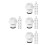 40Pcs Hot Water Bottle Plug PP Multi Color Versatile Warmth Bottle Lid 5