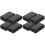8Pcs Black Plastic Outdoor Junction Box Weatherproof Cable Project Box 4