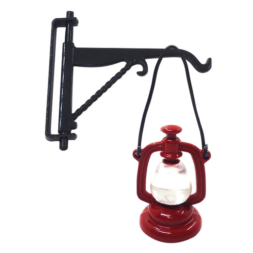 5Sets Mini Kerosene Lamp DIY Alloy Doll House Light Decorative Props 1