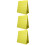 3Pcs Yellow Foldable Desktop Pocket Chart for Kids Learning Home Use 4