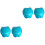 4 Pcs Storage Box Portable Tooth Storage Case With Strainer 3