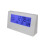 2 Pack White Alarm Clock Cute Portable Desk Digital Display Simple 1