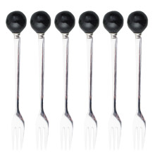 2 Count Mini Forks Desert Spoons Cutlery Creative Flatware Dessert