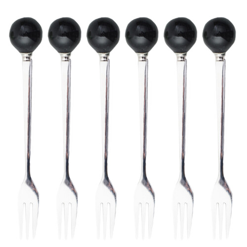 2 Count Mini Forks Desert Spoons Cutlery Creative Flatware Dessert