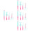 4Sets Precision Metal Tweezers for Eyebrow Shaping Assorted 7