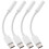 8Pcs White Type-C Adapter Cable 3.5mm Headphone Jack for Phone Audio 1