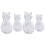 5 Pcs Cat Hooks For Wall Tail Polished Modern Home Decoration 1