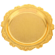 3Pcs Golden Iron Multifunctional Snack & Jewelry Serving Platter