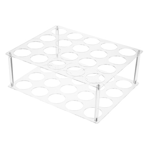 2 Sets Vinyl Storage Stand Organizer Hanging Wrapping Paper Rack 1