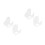 4 Pcs Transparent Makeup Device For Foundation Eyeshadow Cremes 6