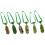 12Pcs Pet Tie Decor Assorted Colors St Patrick's Day Printed Neck Ties 1