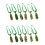12Pcs Pet Tie Decor Assorted Colors St Patrick's Day Printed Neck Ties 5