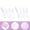 24Pcs Manicure Nail Dust Brushes Assorted Color Durable Nail Art Tools 8