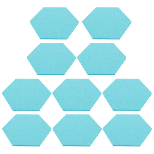 20Pcs Wall-Mounted Sky-Blue Felt Boards for Message and Reminder Use 1