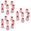 24Pcs DIY Pink Vegetable Fruit Cutters Cookie Molds 8 Assorted Shapes 7