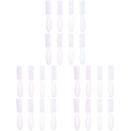 24Pcs Manicure Nail Dust Brushes Assorted Color Durable Nail Art Tools 1
