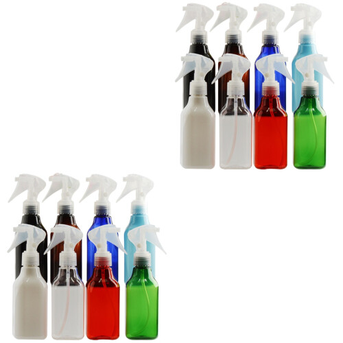 16Pcs Sturdy Mist Watering Bottles with Easy Press Trigger Assorted 2