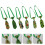 12Pcs Pet Tie Decor Assorted Colors St Patrick's Day Printed Neck Ties 8